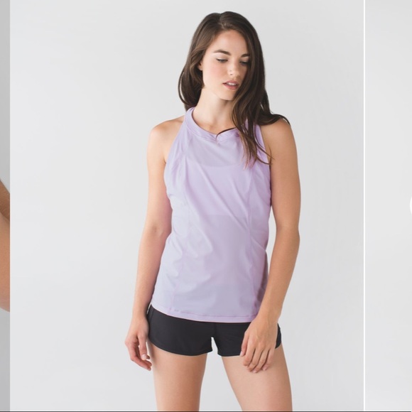 EUC Lululemon Training Tough Tank Pretty Purple Size 8 - Picture 9 of 9